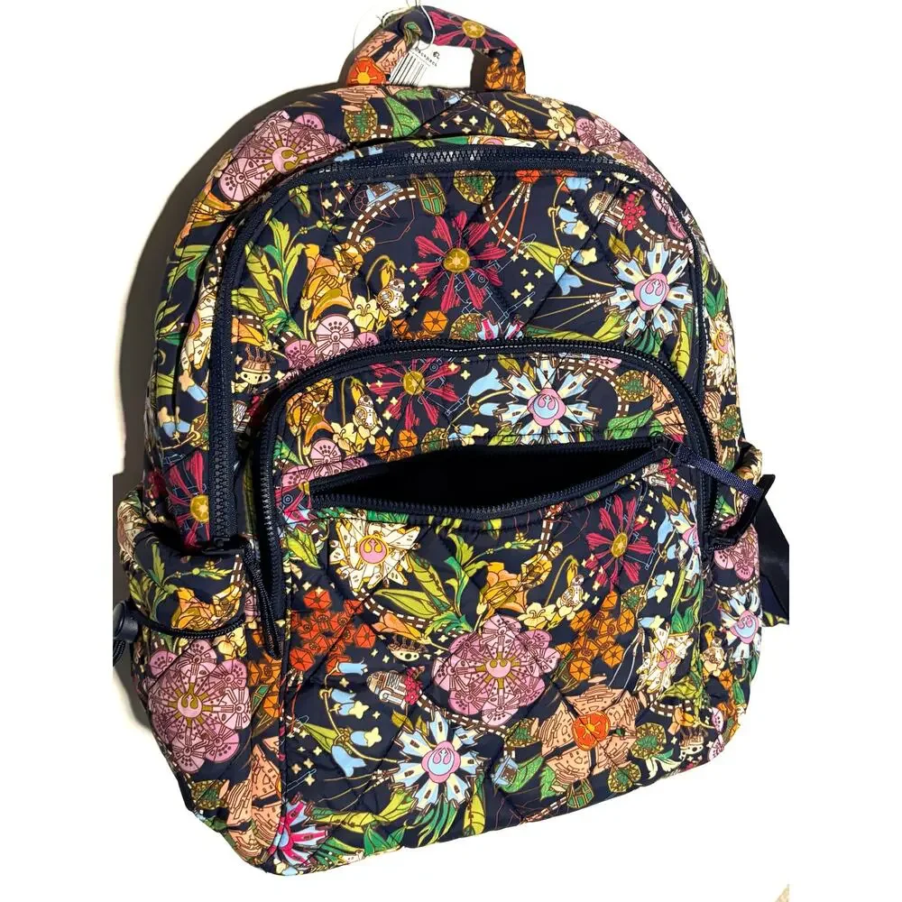 Vera Bradley Star Wars Power The Force Floral Bancroft Backpack Bag EXACT NWT